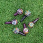 Shamanic Rattle from Peru | Made of Gourd | Decorated Andean Figure