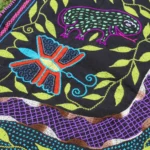 Shipibo Altar Cloth: Traditional Embroidered Shaman Textile