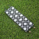 Shipibo Ceremonial Bracelet : Handmade Kené Pattern Ceremonial Jewelry 21 cm x 6 cm