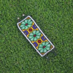 Shipibo Ceremonial Bracelet | Unisex Handmade From The Shipibo Tribe | 19.5 cm x 6 cm (Incl. Closures) | Sacred Beaded Bracelet