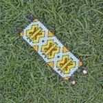 Shipibo Ceremonial Bracelet | Unisex Handmade From The Shipibo Tribe | 20 cm x 6 cm (Incl. Closures) | Sacred Beaded Bracelet