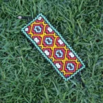 Shipibo Ceremonial Bracelet | Unisex Handmade From The Shipibo Tribe | 20 cm x 6 cm (Incl. Closures) | Sacred Beaded Bracelet