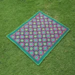 Shipibo Altar Cloth made by Shipibo Female Shaman | 80 cm x 68 cm Traditional Shipibo Embroidery | Ayahuasca vision pattern