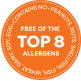 Free of the TOP 8 Allergens